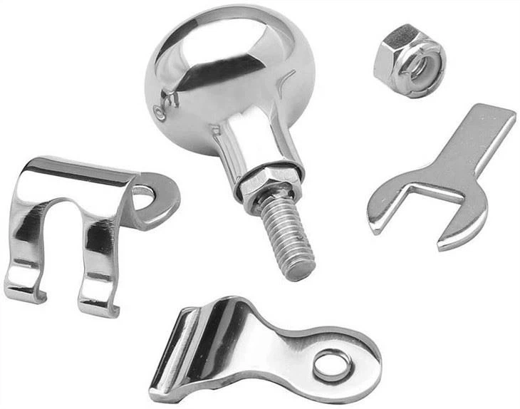 Boat Parts Steering Wheel Knob Turning Maneuvering Control Knob Stainless Steel Power Handle Spinner Knob
